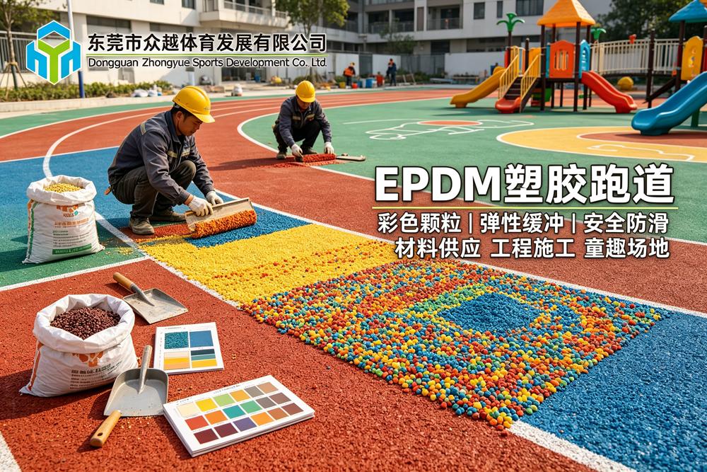 硅PU球场面层光泽度对运动员视觉有何影响